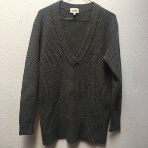 Wilfred V-Neck Wool Sweater gray Size XSmall